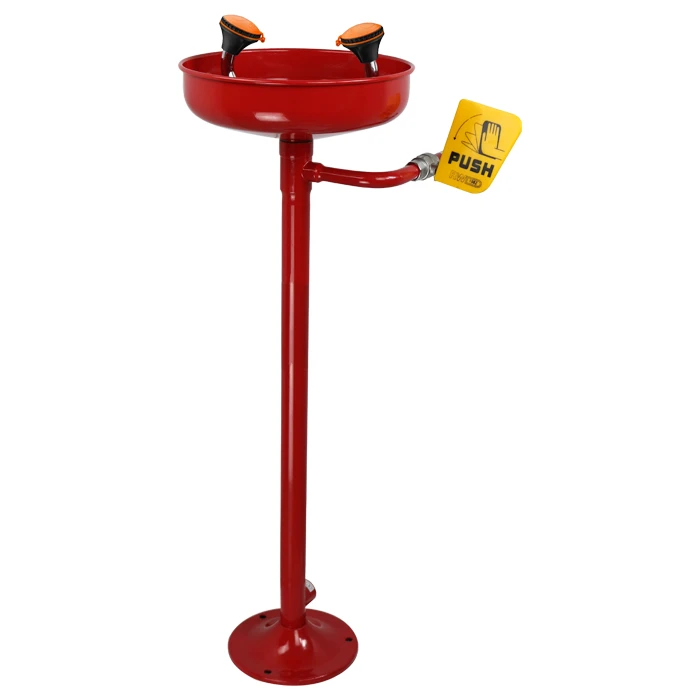 Floor mounted eye wash WJH0359Ared